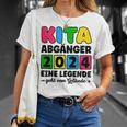 Kinder Kita Abgänger 2024 Schulkind Schule Letzter Tag Einschulung T-Shirt Geschenke für Sie