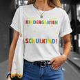 Kinder Tschüss Kindergarten Ich Werde Jetzt Ein Schulkind T-Shirt Geschenke für Sie