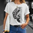 Labradoodle Hund Herrchen Frauchen Hunde T-Shirt Geschenke für Sie