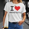 I Love Architects Best Architect Ever T-Shirt Gifts for Her