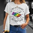 I May Be Straight But I Don't Hate Lgbtqia Ally Pride T-Shirt Gifts for Her