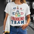 Merica Usa Drinking Team Patriotic Usa America T-Shirt Gifts for Her
