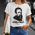 Michelangelo Buonarroti Italian Sculptor Painter Architect T-Shirt Gifts for Her