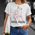 Horse Boss Mare Chesnut T-Shirt Gifts for Her