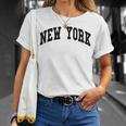 New York Nyc Throwback Classic T-Shirt Gifts for Her