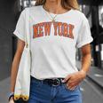 New York Text T-Shirt Gifts for Her