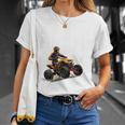 Niños 8 Años De Edad Quad Fiesta De Cumpleaños Tema Atv 4 Wheeler Camiseta unisex Regalos para ella