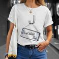 Do Not Disturb Father's Day Witty Fishing T-Shirt Gifts for Her