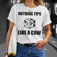 Nothing Tips Like Cow T-Shirt Gifts for Her