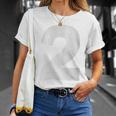 Number 2 Big Bold White Numeral Group T-Shirt Gifts for Her