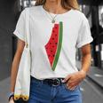 Palestine Peace Palestinian Watermelon T-Shirt Gifts for Her