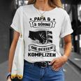 Papa & 3 Söhne Die Besten Komplizen Papa 3 Söhne T-Shirt Geschenke für Sie