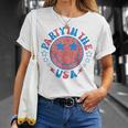 Party In The Usa 4Th Of July Preppy Smile T-Shirt Gifts for Her
