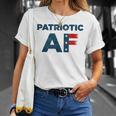 Patriotic Af American Flag Destroyed For July 4Th T-Shirt Gifts for Her