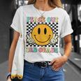 Peace Out 3Rd Grade Teacher Retro Smile Last Day Of School T-Shirt Gifts for Her