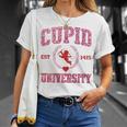 Pink Cupid University Valentines Day For Girls T-Shirt Gifts for Her