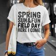 Pink Spring Fun Quote For And Teachers For Field Day T-Shirt Gifts for Her