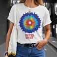 Power Of Om Colorful Tie Dye Yoga Gym Peace T-Shirt Gifts for Her