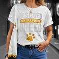 Rescued Is My Favorite Breed Animal Rescue Foster T-Shirt Gifts for Her