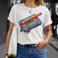 Retro 80Er 90Er Jahre Party Verkleidung Kassette T-Shirt Geschenke für Sie