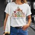 Retro Admin Assistant Wildflowers Administrative Assistant T-Shirt Gifts for Her