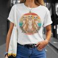 Retro Erdmännchen T-Shirt Vintage Sonnenuntergang Unisex Geschenke für Sie