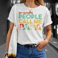 Retro Papa Line Worker Papa Witzigatertag T-Shirt Geschenke für Sie