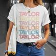 Retro Taylor First Name Vintage Taylor T-Shirt Gifts for Her