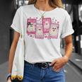 Retro Will You Be My Boo Cute Ghost Valentines Day Be My Boo T-Shirt Gifts for Her