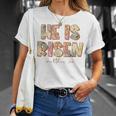 He Is Risen Easter Spring Florals T-Shirt Gifts for Her