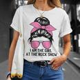 Rock Music Rock Show Band I Am The Girl At The Rock Show T-Shirt Gifts for Her