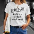 Schneiderin Spruch Schneiderinnen Beruf Lustiges Schneiderin T-Shirt Geschenke für Sie