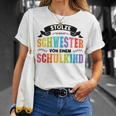 Schwester Von Einer Schulkind Schwester Schulkind S T-Shirt Geschenke für Sie