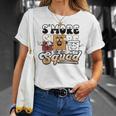 Smores Squad Marshmallow Camping Crew Campfire Matching T-Shirt Gifts for Her