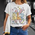 Speech Language Pathologist Bunny Bunnies Happy Easter Slp T-Shirt Gifts for Her