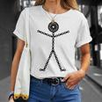 Stick Man Bike BicycleT-Shirt Gifts for Her