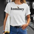 Tomboy Black T-Shirt Gifts for Her