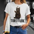 Tortitude Tortoiseshell Cat Owner Tortie Cat Lover T-Shirt Gifts for Her