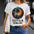 Total Solar Eclipse 2024 Totality Buffalo T-Shirt Gifts for Her