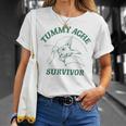 Tummy Ache Survivor Rabbit Meme Bunny Lover T-Shirt Gifts for Her