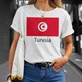 Tunesien Flagge Deko Araber Afrika Damen Herren Tunisiyya T-Shirt Geschenke für Sie