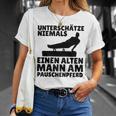 Turner Papa Geräteturnerater Bodenturner Dad Gymnastik T-Shirt Geschenke für Sie