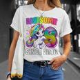 Unicorn 8Th Birthday 8 Year Old Unicorn Party Girls Outfit T-Shirt Gifts for Her