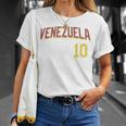 Venezuela Or Vinotinto For Football Or Soccer Fans T-Shirt Gifts for Her