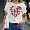 Vintage London I Love Travel Wanderlust Union Jack T-Shirt Gifts for Her