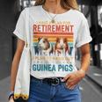 Vintage Plan For Retirement To Hang Out With Guinea Pigs T-Shirt Gifts for Her