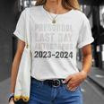 Vintage Pre-School Autographs 2024 Last Day Sign My T-Shirt Gifts for Her