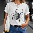 Vintage Retro Spider Scientific Illustration Entomology T-Shirt Gifts for Her