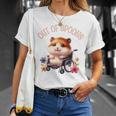 Wheelchair Chronic Pain Disability Awareness Spoonie Hamster T-Shirt Gifts for Her
