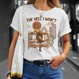 The He I Won't Sassy Cowgirl Western Country T-Shirt Gifts for Her